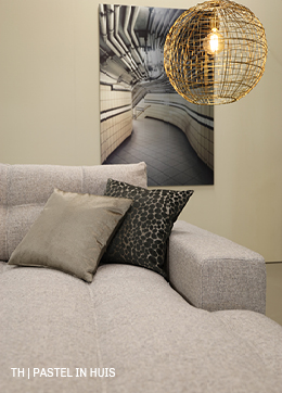 Trendhopper tip geef een naturel pastel interieur glans met gouden details 