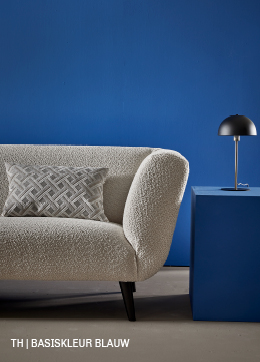 Tips inspiratie van Trendhopper basiskleur blauw in je interieur. 