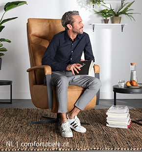 Comfortabel zitten in fauteuil van NLwoont