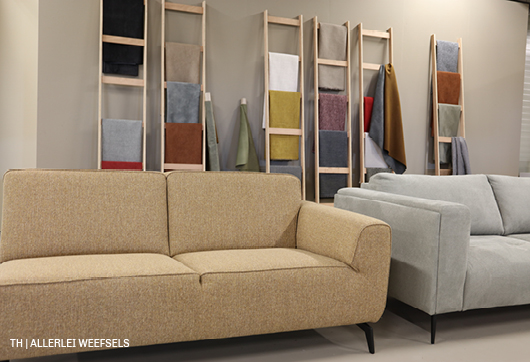 allerlei soorten weefsels in duurzame collectie Trendhopper