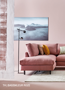 Tips inspiratie van Trendhopper basiskleur roze in je interieur.