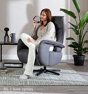 Luxe opties zoals USB-aansluiting op relaxfauteuil van NLwoont