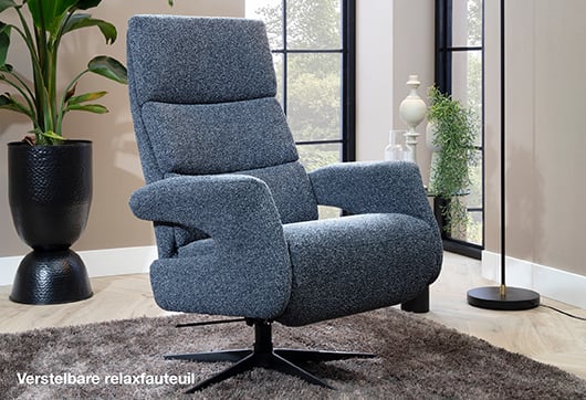 Comfortabel zitten in verstelbare relaxfauteuil van Budget Home Store