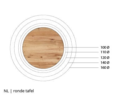 NLwoont ronde tafel op maat