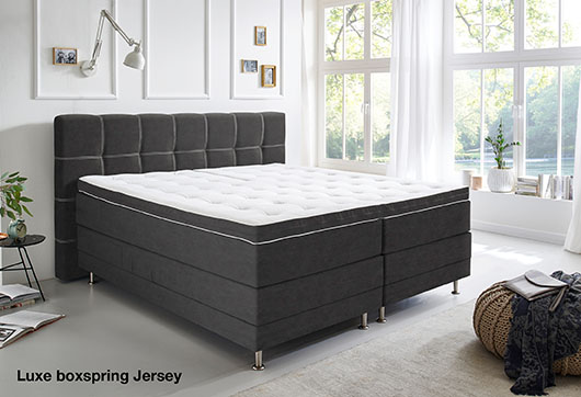 Luxe boxspring Jersey bij budget home store