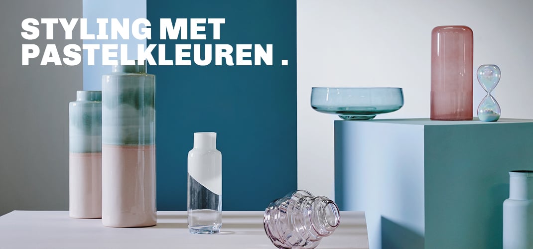 inspiratie en tips van trendhopper voor styling met pastelkleuren in je interieur 