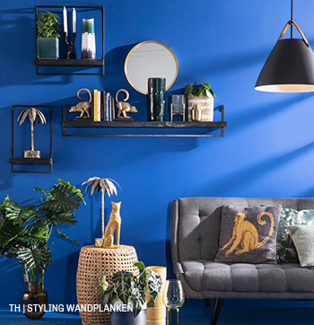 inspiratie voor styling wandplanken als wanddecoratie bij trendhopper