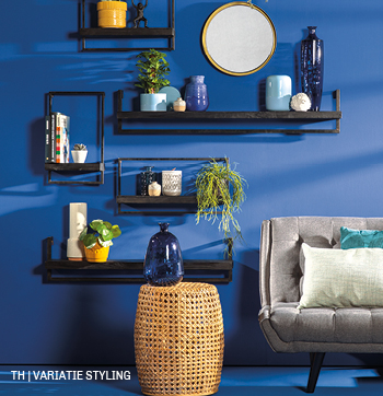 inspiratie voor variatie in styling wandplank bij trendhopper